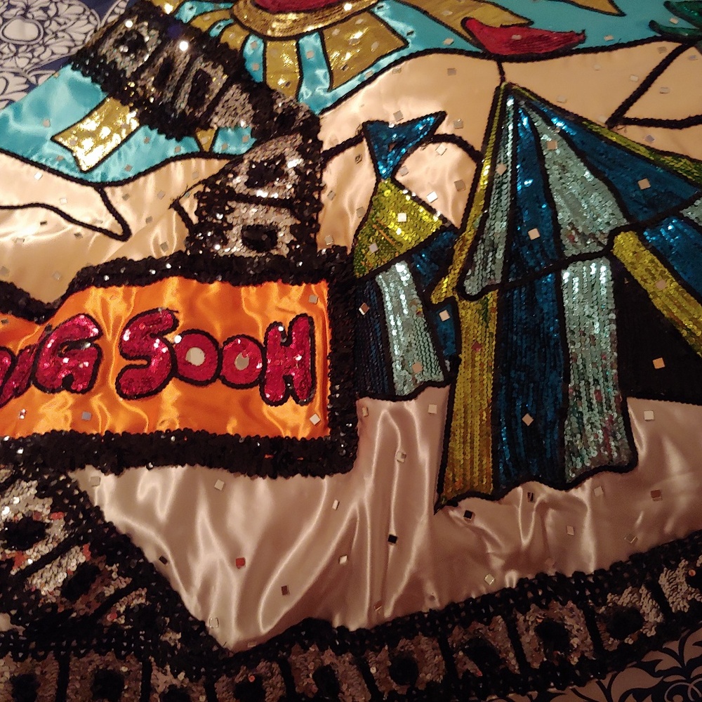 Sequins Cape for Halloween cosyume